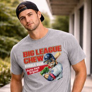 Big League Chew “Outta Here Original” Graphic T-Shirt – Size XL (NWT)